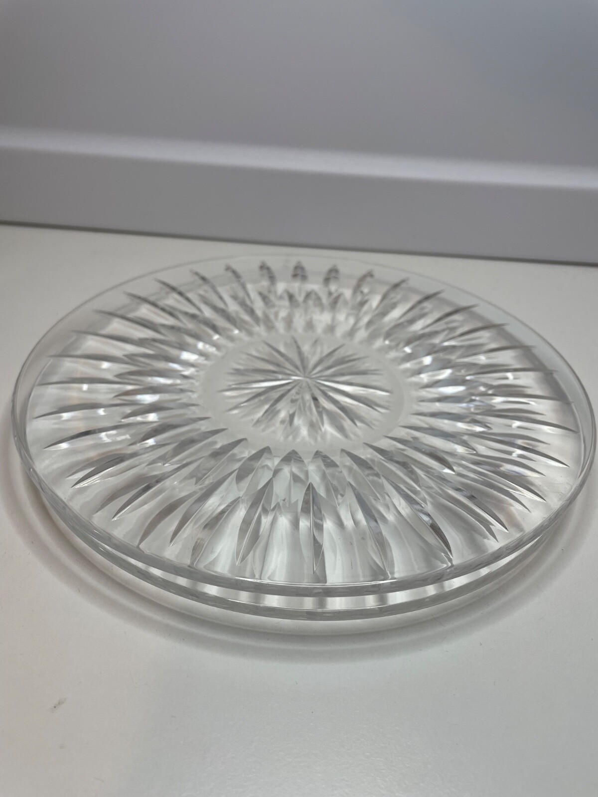 Waterford Crystal Maureen Salad Plates Set of 2 8 Inch Elegant Dishes