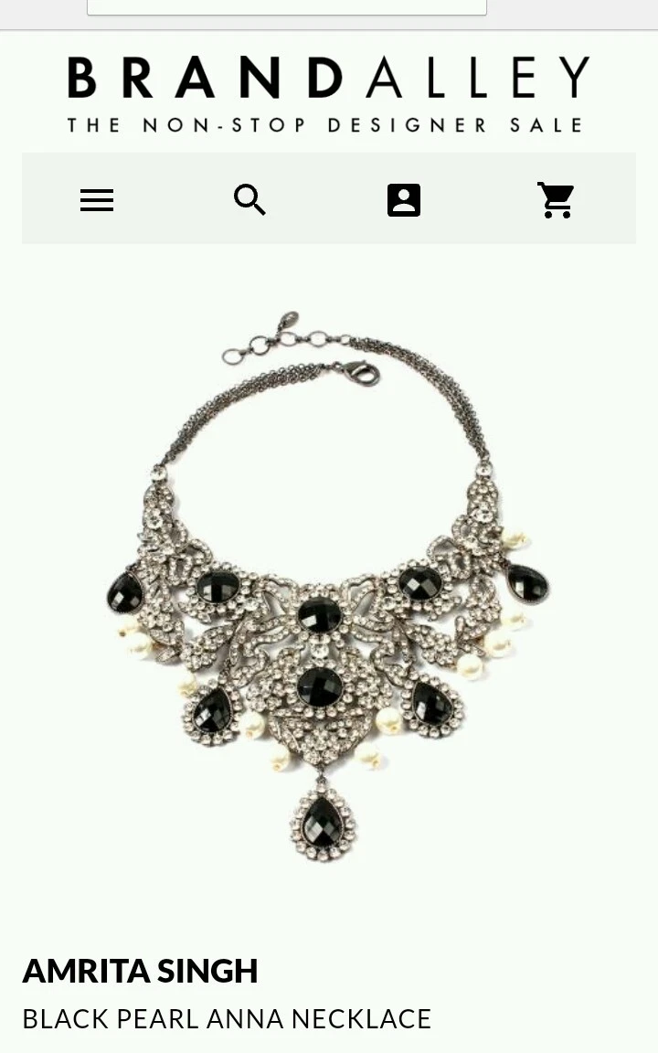 Amrita Singh Celebrity Jewellery Designer Black Pearl Anna