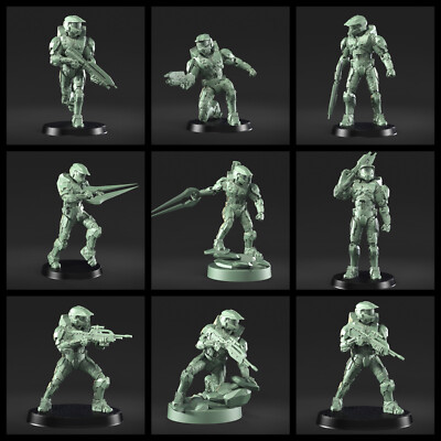 Galactic Armory - Halo Master Chief Miniatures 1:48