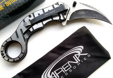 Tac Force Karambit Pocket Knife Hawkbill Blade Frame Lock Flipper EDC