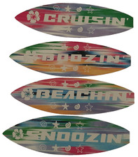 Cruise Ship Magnetic Door Decorations (4 in set) Cruisin' Snoozin' Beachin' + B