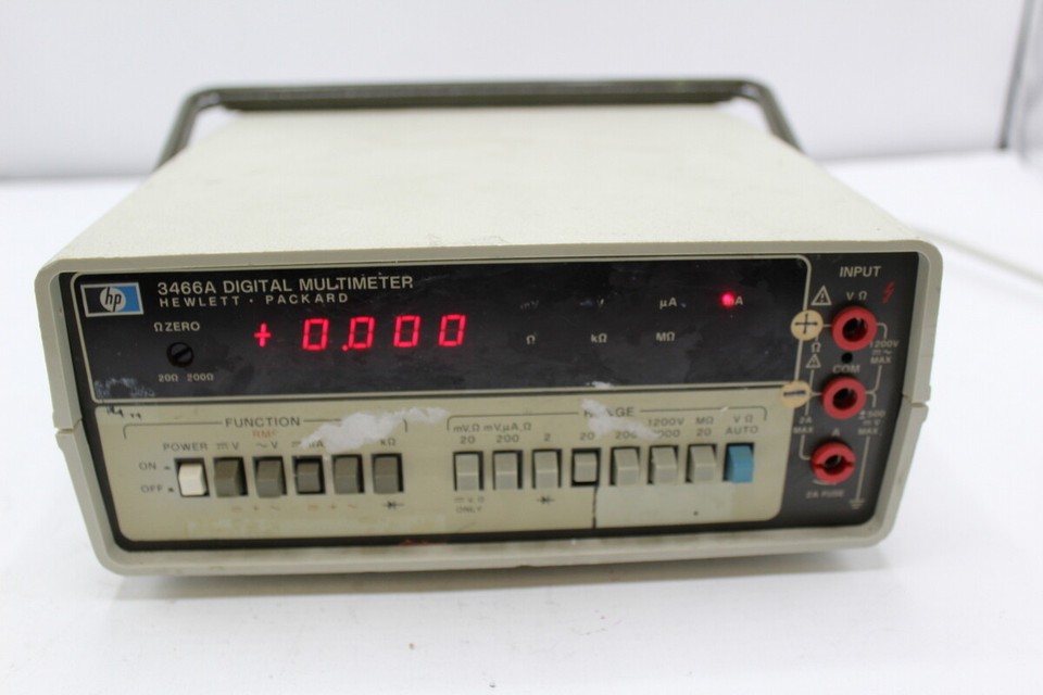 Agilent 3466A Digital Multimeter 12V Serial no. 1716A-11748 