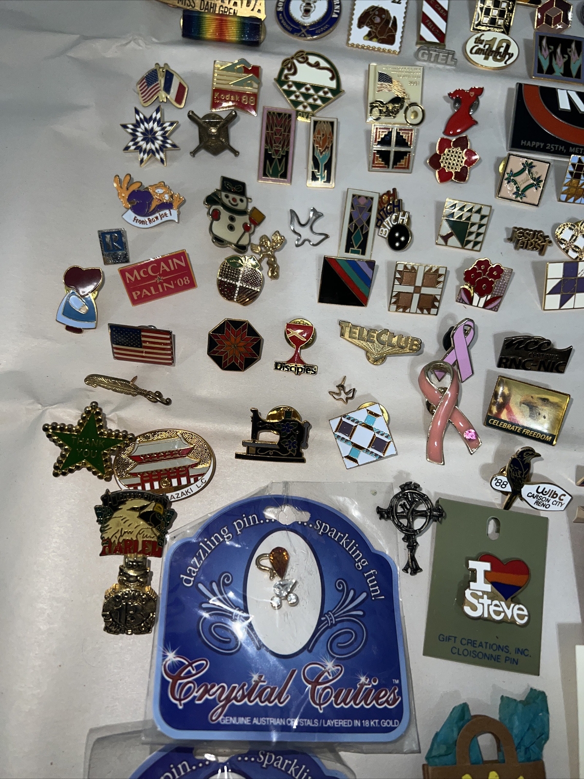 Value Junk Drawer Lot 100+Various Vintage Modern Lapel Hat Pins eBay