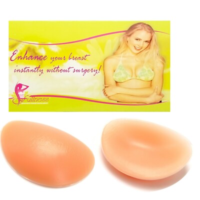 Women's Silicone Cleavage Enhancer Push Up Pads - Convert Any Bra To Push Up