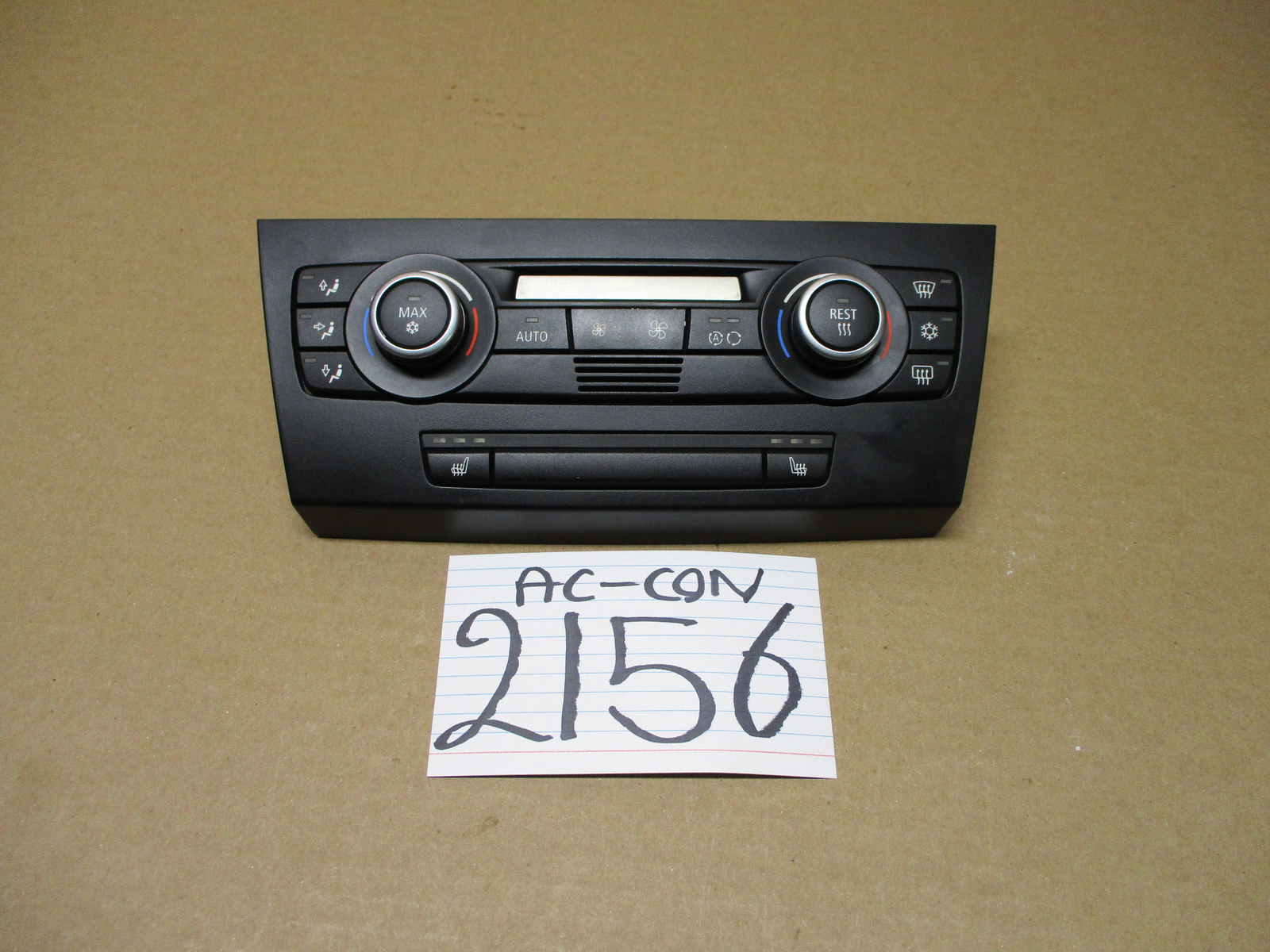 07 08 09 BMW 328 Used AC and Heater Control Stock # 2156-AC