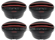 4 DS18 TX1R 2" Car Audio Tweeters Built-in Crossover 400 Watt 2 Pair TX1 RED New