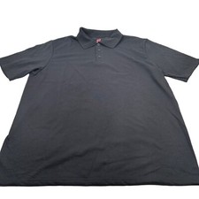 Hanes X-Temp Men's Size Large Polo Black New Without Tags