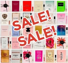 Perfume Samples Vials Designer Fragrance Women Prada Givenchy Burberry Coach