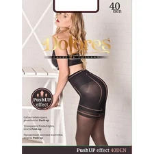 Dolores 'Push up effect' matte silky tights with special tight shorts 40 Den