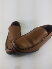 mens brown leather casual shoes size 9
