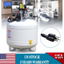 Dental Medical Air Compressor Silent Air Compressor Oilless 115PSI 0.75KW 110V