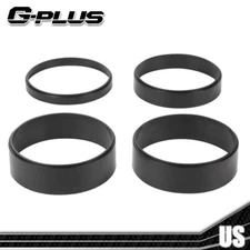 1/2" 1-1/2" 1" Air Cleaner Spacer Riser 5 1/8" Carburetor Carb 4pcs Black