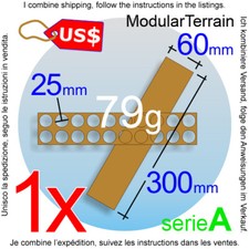 1x MDF Movement Tray 2x10 10x2 A 5mm 25mm Round Base Warhammer 40k Wargames