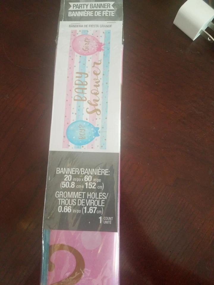 Parte Banner Baby Shower Boy? Niña? Revelación de género  Foto 4 de 4