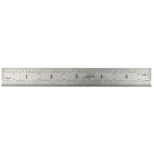 iGaging 6 Inch Ruler 1/32" 1/64" Machinist Stainless Steel Scale 34-006-4R