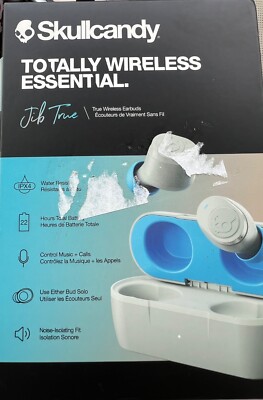 Skullcandy Jib True In Ear Wireless Headphones Light Green/Blue Sealed