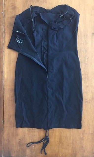Womens FOREVER 21 STRAPLESS LACE UP DRESS Drawstring Bottom BLACK Size Small | eBay Womens FOREVER 21 STRAPLESS LACE UP DRESS Drawstring Bottom BLACK Size Small | eBay
