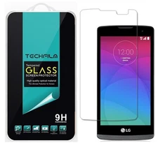 TechFilm Tempered Glass Screen Protector Saver Shield for LG Power / LG Risio