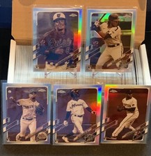 2021 Topps Chrome Complete Sepia Refractor Master Set 1-220 | Mountcastle Bohm