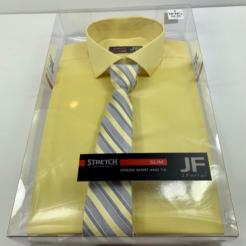 NWT J.Ferrar Slim Fit Mens Dress Shirt 
