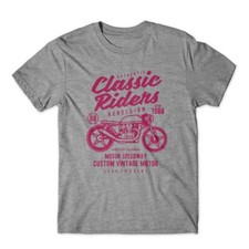 Classic Riders T-Shirt. Motorcycle Biker 100 Cotton Premium Tee New