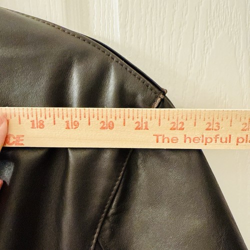 VTG 1980s Excelled USAF A-2 Military Flight Leather Jacket XL Brown Made In USA - Picture 10 of 13
