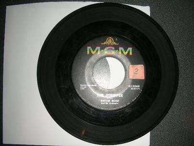 Pop 45 David Rose The Stripper / Ebb Tide  MGM VG