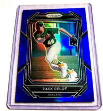 #'d/149- 2023 Panini Prizm #36- ZACK GELOF Blue Prizm SP Rookie RC Card