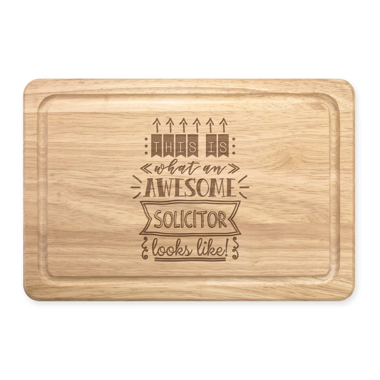 This Is What An Awesome Solicitor Looks Like Rectangular Wooden Chopping Board