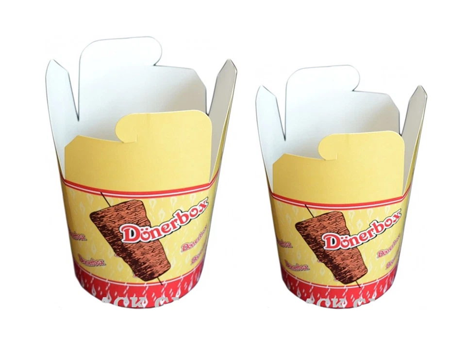 AKPACK Dönerbox - "Döner to go" - 500ml / 700ml - Foodbox - Pommes Pommdöner Döner Box