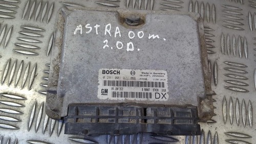 Opel Astra 1999 ECU Engine Computer (Engine Control Unit) 02810019 #408836-12