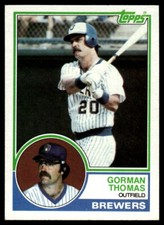 1983 Topps #10 Gorman Thomas