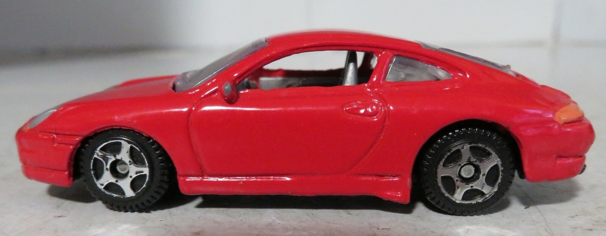 MOTORMAX Porsche 911 CAR 6019 SCALE 1:64 LOOSE Cherry Red Used Toy