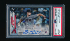 2020 Topps Chrome Zac Gallen Rookie Refractor Auto PSA 10