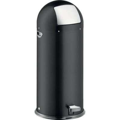 helit Tret-Abfalleimer the step dome, 52 Liter, schwarz