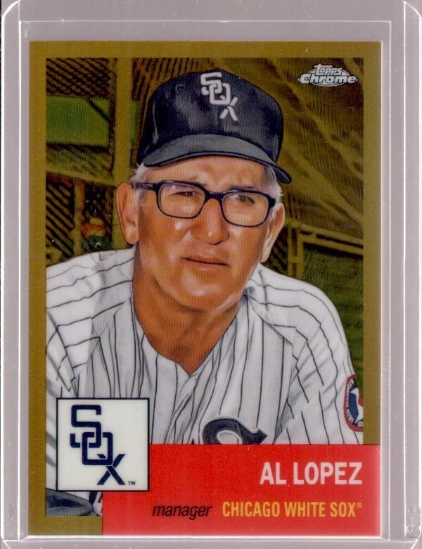 AL LOPEZ 2022 Topps Chrome Platinum Anniversary #85 Gold Refractor #30/50