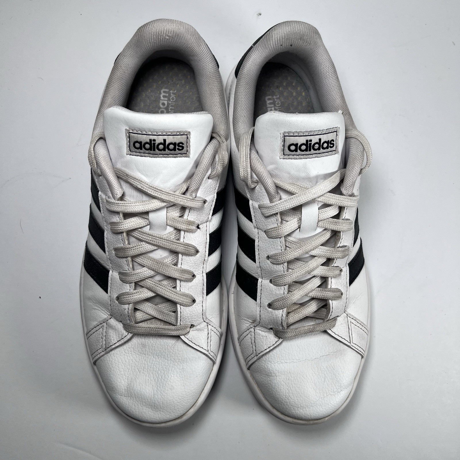 Adidas Grand Court White Black Lace Up Shoes Sneakers Women's Size 8.5 F36483 thumbnail 6