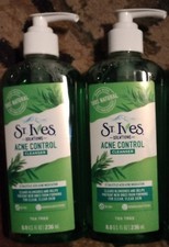 2 pack St. Ives Solutions Acne Control Cleanser Tea Tree 8 fl oz Discontinued  