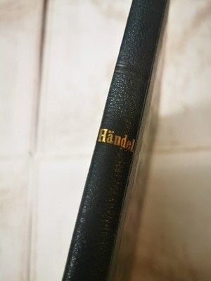 Antike Notenausgabe 1903   Händel  Judas Maccabäus  Klavierauszug   C.F. Peters