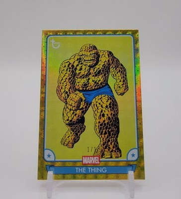 2026 Topps Marvel Brooklyn Collection The Thing 1/1 Foilfractor