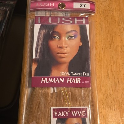 LUSH 100% Human Hair Yaky Style Hair Extension 14in Tangle-Free