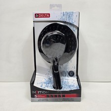 Delta 75585BL In2ition 2-in-1 - 5 Spray Dual Shower Heads in Matte Black NEW