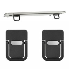 Portable Keyboard Riser Mini Laptop Stand Metal Foldable Holder Lift 2 PCS
