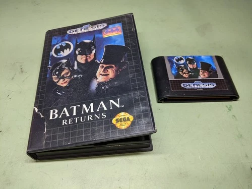 Batman Returns Sega Genesis Cartridge and Case