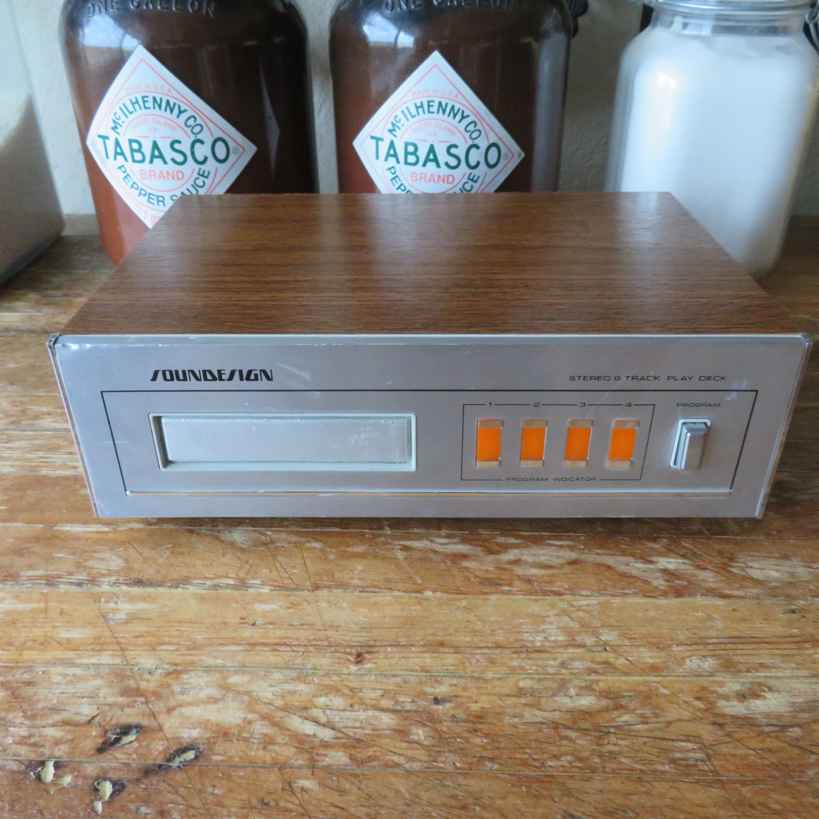 Rare Vintage Soundesign Stereo 8 Track Player Model 0405A