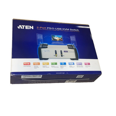 ATEN CS82U KVM Switch 2-Port USB/PS2 VGA NEU OVP