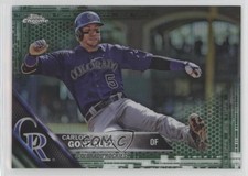 2016 Topps Chrome Green Refractor 32/99 Carlos Gonzalez #51 2r7