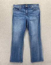 NYDJ Jeans Womens 14 Medium Blue Barbara Bootcut Lift Tuck Technology Stretch