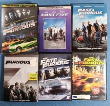 The Fast And The Furious DVD Lot 6 Films 1, 2, 5-8, & Tokyo Drift & Bonus Disc