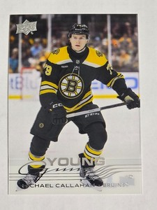 Michael Callahan 2025-26 Upper Deck Series 1 Young Guns Clear Cut #222 RC Rookie